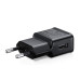 Polnilec za telefone Samsung ETA-U90EBE, s kablom MicroUSB, originalni, črn, 2A