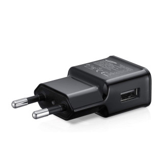 Polnilec za telefone Samsung ETA-U90EBE, originalni, brez kabla, črn, 2A