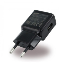 Polnilec za telefone Samsung EP-TA20EBE, originalni, brez kabla, črn, 2A