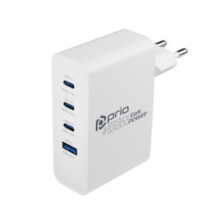 Polnilec / adapter USB-A / USB-C, GaN, PD, 100 W  