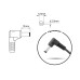 Polnilec za prenosnike Asus / Toshiba / Medion, 45W / 19V / 2,37A / 5,5mm x 2,5mm