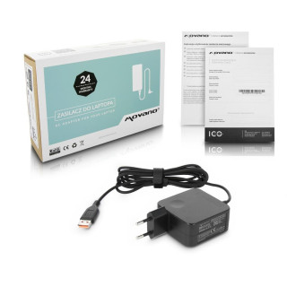 Polnilec za prenosnike Lenovo, 40W / 20V / 2A / priključek USB