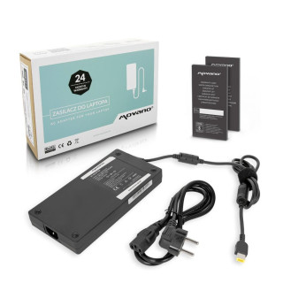 Polnilec za prenosnike Lenovo, 300W / 20V / 15A / pravokotni priključek