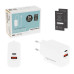 Polnilec / adapter USB-A / USB-C, GaN, PD, 20 W Polnilec / adapter USB-A / USB-C, GaN, PD, 20 W
