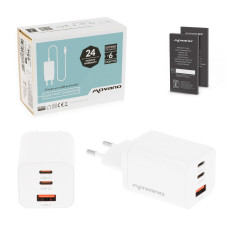 Polnilec / adapter USB-A / USB-C, GaN, PD, 65 W Polnilec / adapter USB-A / USB-C, GaN, PD, 65 W