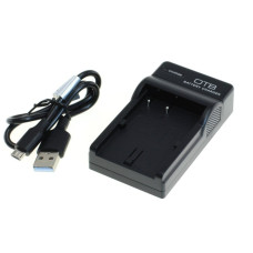 Polnilec za baterijo Canon BP-508 / BP-511 / BP-511A / BP-512 / BP-514, MicroUSB