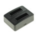 Polnilec za baterijo Actionpro X7 / ISAW A1 / A2 Ace / A3 / Extreme, dvojni, MicroUSB