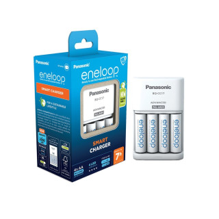 Polnilec za baterije NiMH Panasonic BQ-CC17 in 4 baterije Eneloop AA