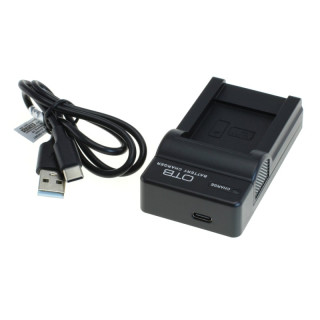 Polnilec za baterijo Olympus LI-70B, MicroUSB Polnilec za baterijo Olympus LI-70B, MicroUSB