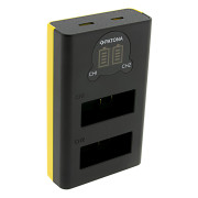 Polnilec za baterijo GoPro Hero 13, MicroUSB, dvojni Polnilec za baterijo GoPro Hero 13, MicroUSB, dvojni