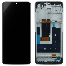 Steklo in LCD zaslon za Nokia 2.4, originalno (OEM), črno