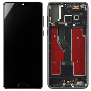 Steklo in LCD zaslon za Huawei P20 Pro, originalno (OEM), črno Steklo in LCD zaslon za Huawei P20 Pro, originalno (OEM), črno