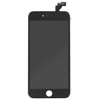 Steklo in LCD zaslon za Apple iPhone 6 Plus, črno