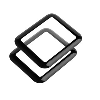 Kaljeno zaščitno steklo za Apple Watch 3 (38 mm), Full Cover 3D