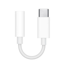 Adapter iz USB-C na 3,5 mm izhod za slušalke Apple, originalni