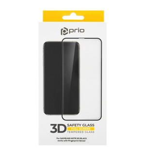 Kaljeno zaščitno steklo za Samsung Galaxy Note 20, Full Cover 3D, črno