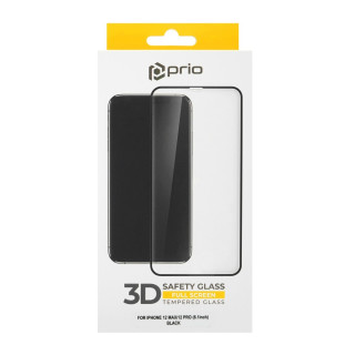 Kaljeno zaščitno steklo za iPhone 12 / 12 Pro, Full Cover 3D