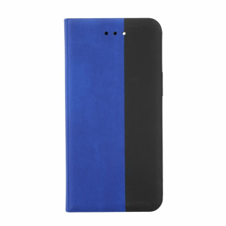 Preklopni etui za Apple iPhone 13 Mini iz umetnega usnja, modra-črna