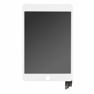 Steklo in LCD zaslon za Apple iPad Mini 5 (2019) / A2126 / A2124 / A2133, belo