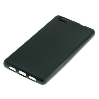 Silikonski ovitek za Huawei P8 Lite, črn