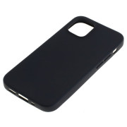 Silikonski ovitek za Apple iPhone 12 Mini, črn