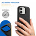 Silikonski ovitek za Apple iPhone 12 Mini, črn Silikonski ovitek za Apple iPhone 12 Mini, črn
