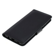 Preklopni etui za Samsung Galaxy A42 5G iz umetnega usnja, črna