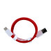 OnePlus Warp podatkovni kabel iz USB-A na USB-C, rdeč, 1.0 m OnePlus Warp podatkovni kabel iz USB-A na USB-C, rdeč, 1.0 m