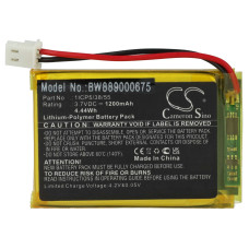 Baterija za NUK Eco Control Audio 500, 1200 mAh