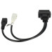 Adapter iz Audi / VW / Seat / Škoda 2x2-pin na OBD2 Adapter iz Audi / VW / Seat / Škoda 2x2-pin na OBD2
