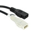 Adapter iz Audi / VW / Seat / Škoda 2x2-pin na OBD2 Adapter iz Audi / VW / Seat / Škoda 2x2-pin na OBD2