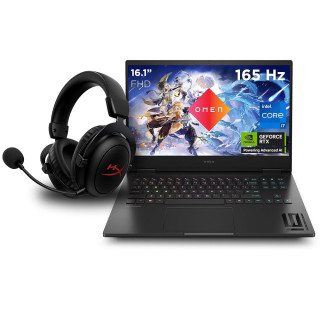 Prenosnik HP Omen 16-wf0008ns + HyperX Clous 2 Wireless / i7 / RAM 32 GB / SSD Disk / 16,0″ WQHD